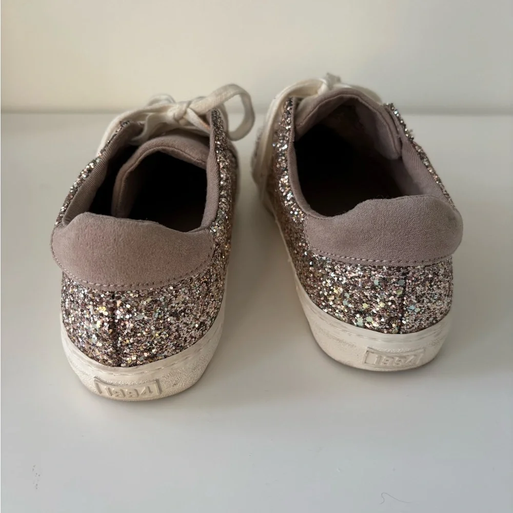 Sparkly Glitter Women’s Sneakers Size 6 - Picture 2 of 9